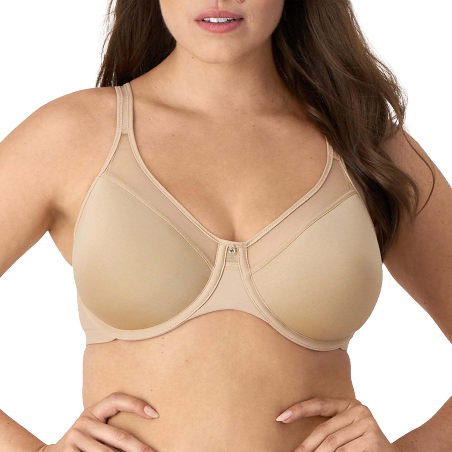 Bali Women's Underwire, One Smooth U Ultra Light T-Shirt, Convertible Bra