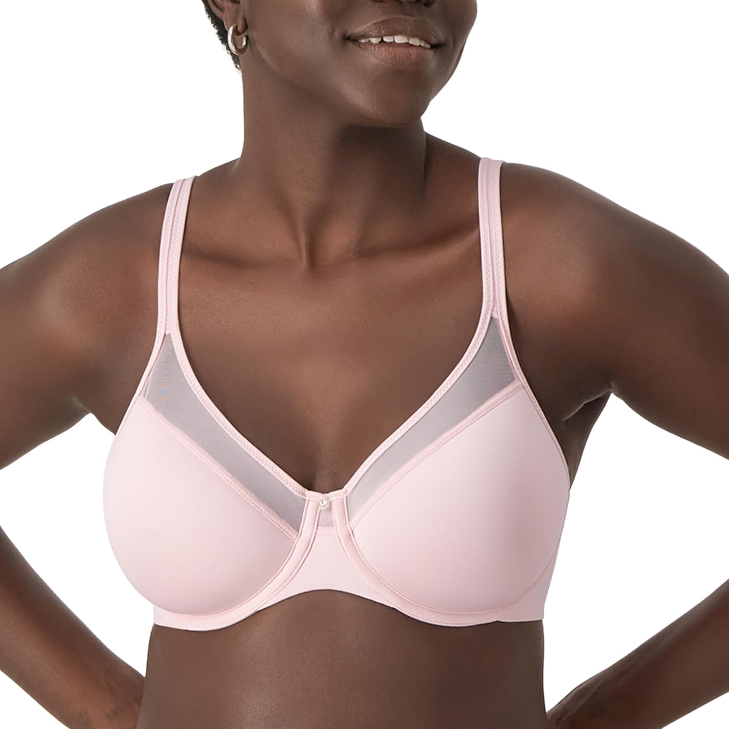 Bali Women's Underwire, One Smooth U Ultra Light T-Shirt, Convertible Bra