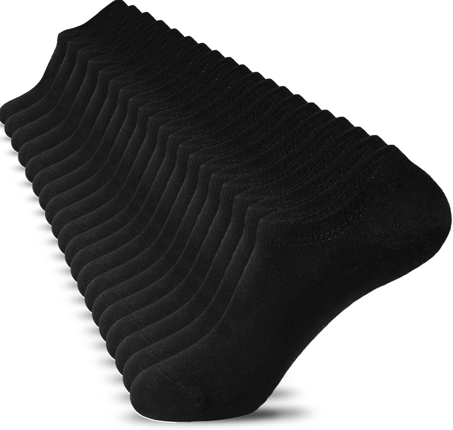 Nroktia 6/10 Pairs Non Slip No Show Socks Womens and Mens Low Cut Invisible Liner Ankle Socks