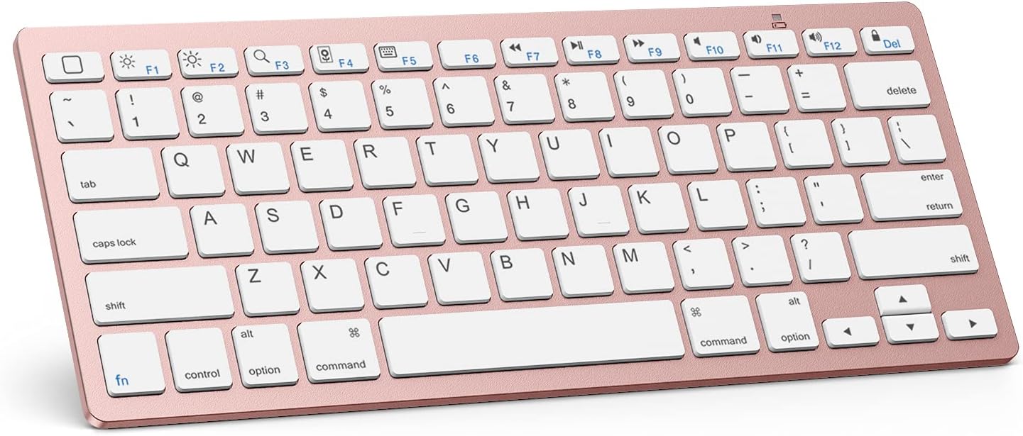 OMOTON Bluetooth Keyboard Compatible with iPad 10th Generation, iPad 10.2 (9th/8th/7th), iPad Pro 13/12.9/11 inch, iPad Ai...