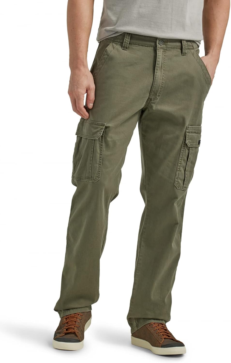 Wrangler Authentics Men's Relaxed Fit Stretch Cargo Pant