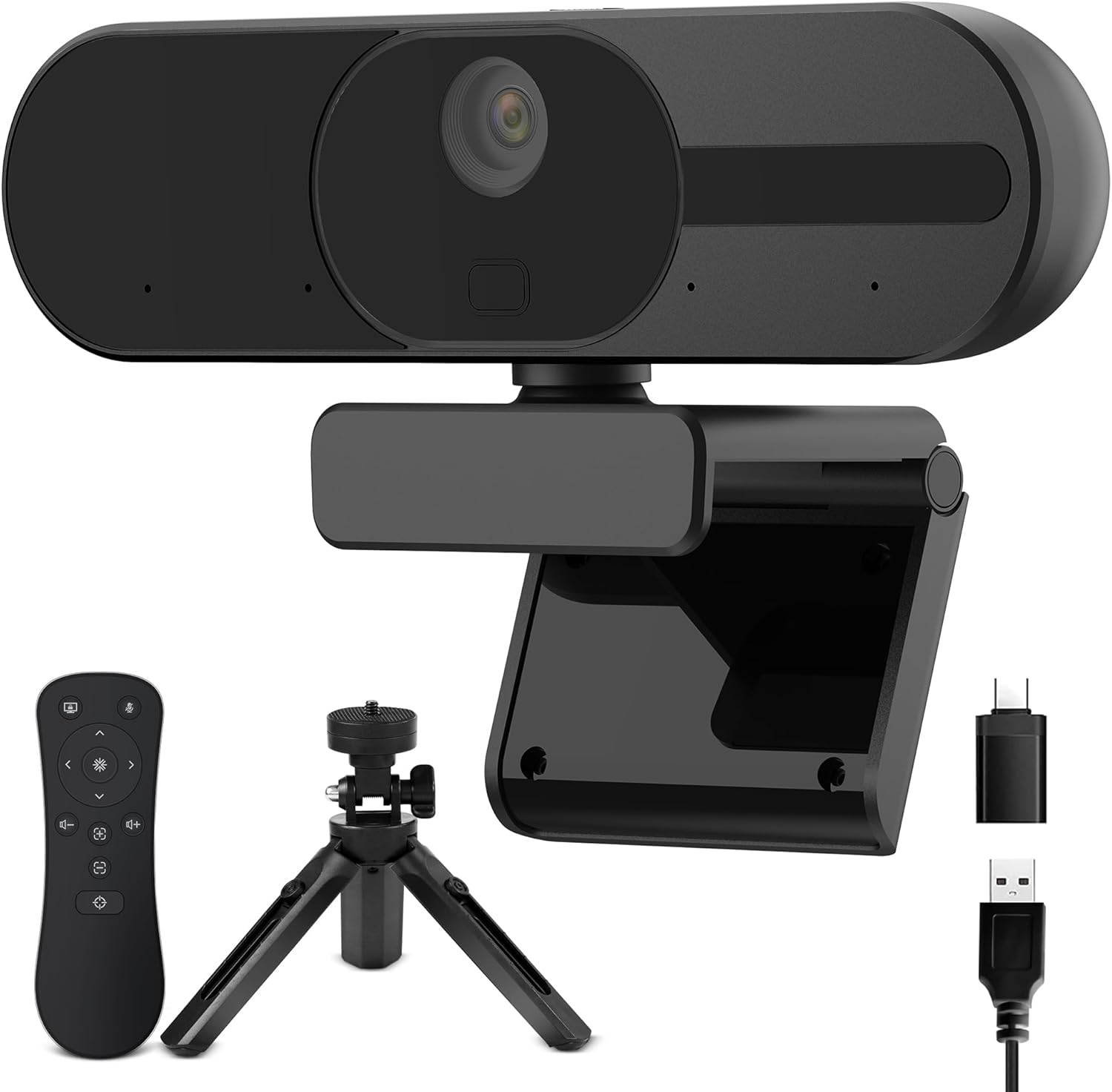 saylas 2K Webcam, FHD Streaming Camera with 2K/30fps, 1080P/60fps, Autofocus, Dual Noise-Cancelling Microphones, Privacy C...