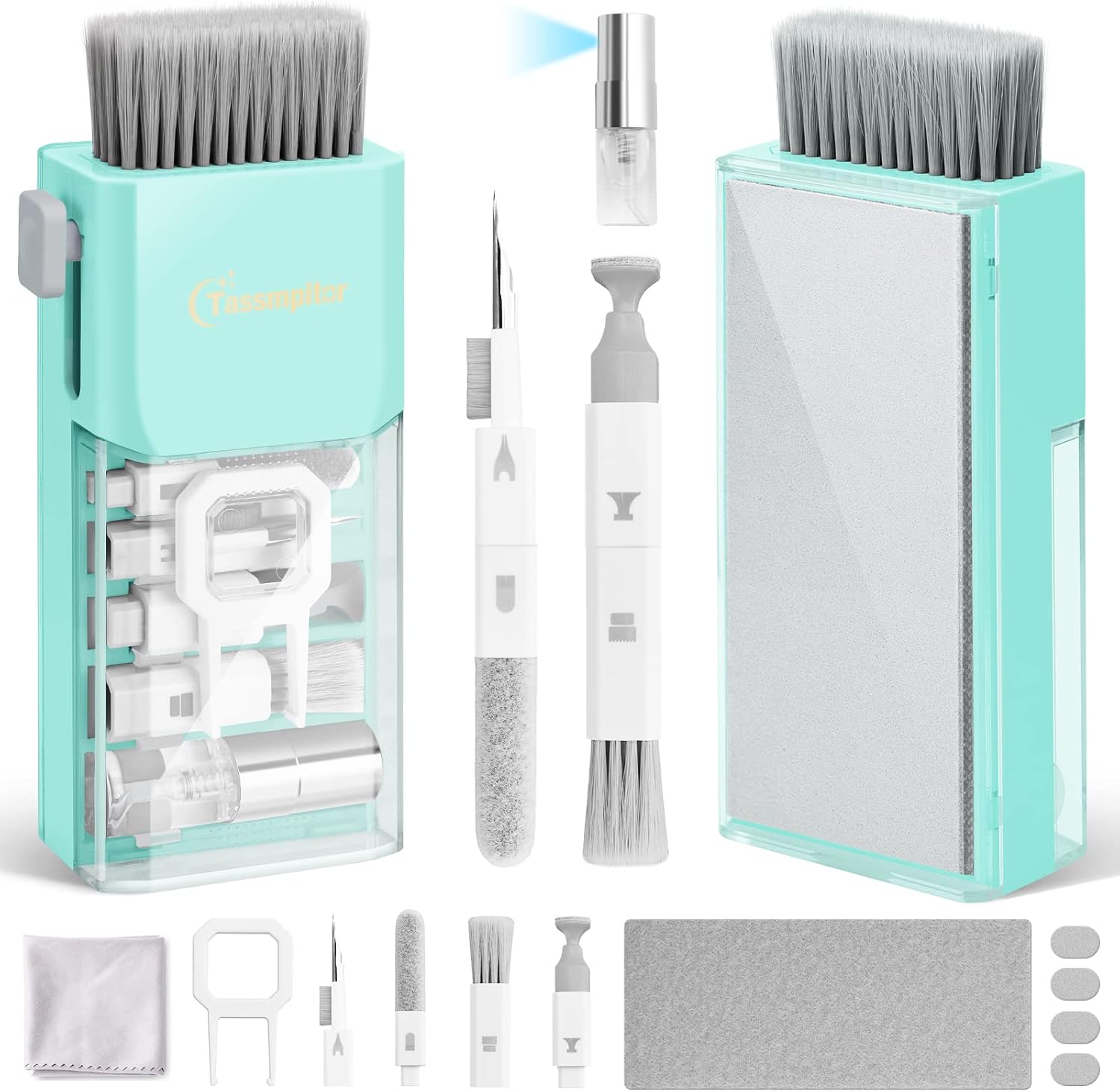 Keyboard Cleaner Laptop Cleaning Kit, All-in-One Keyboard Cleaning Kit, Laptop Cleaner Tool for MacBook iPad iPhone Comput...