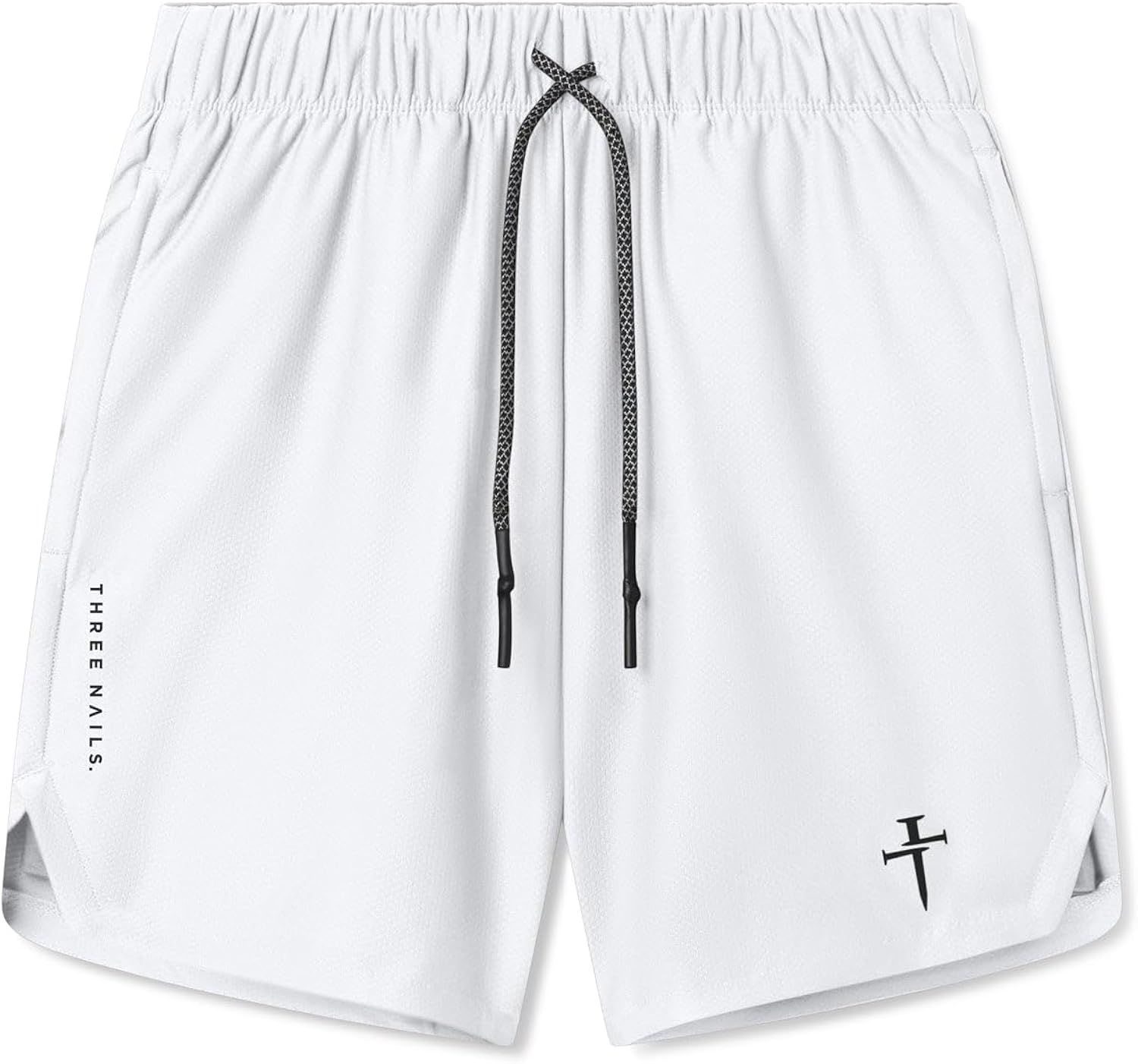 THREE NAILS Pro-Tech 2.0 Liner Short - 7” Inseam, Built-in Liner with Pockets - Athletic Short for Men
