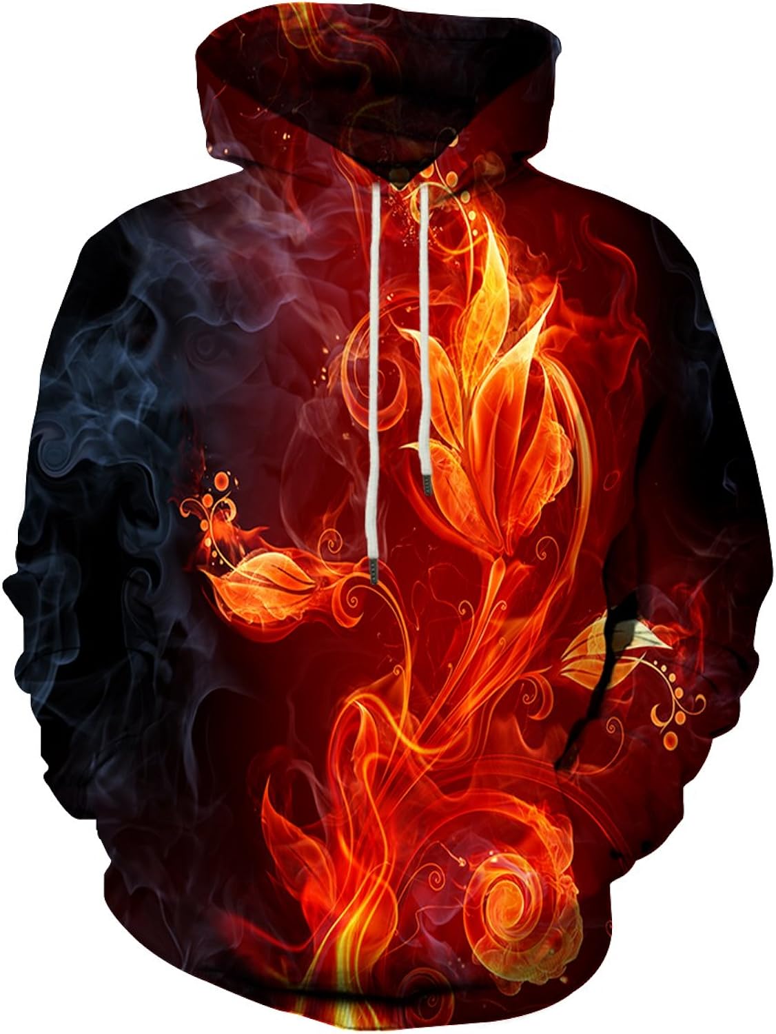 Neemanndy Unisex Colorful Graphic Hoodies 3D Print Cool Sweatshirt Cool Design with Pocket for Men and Women