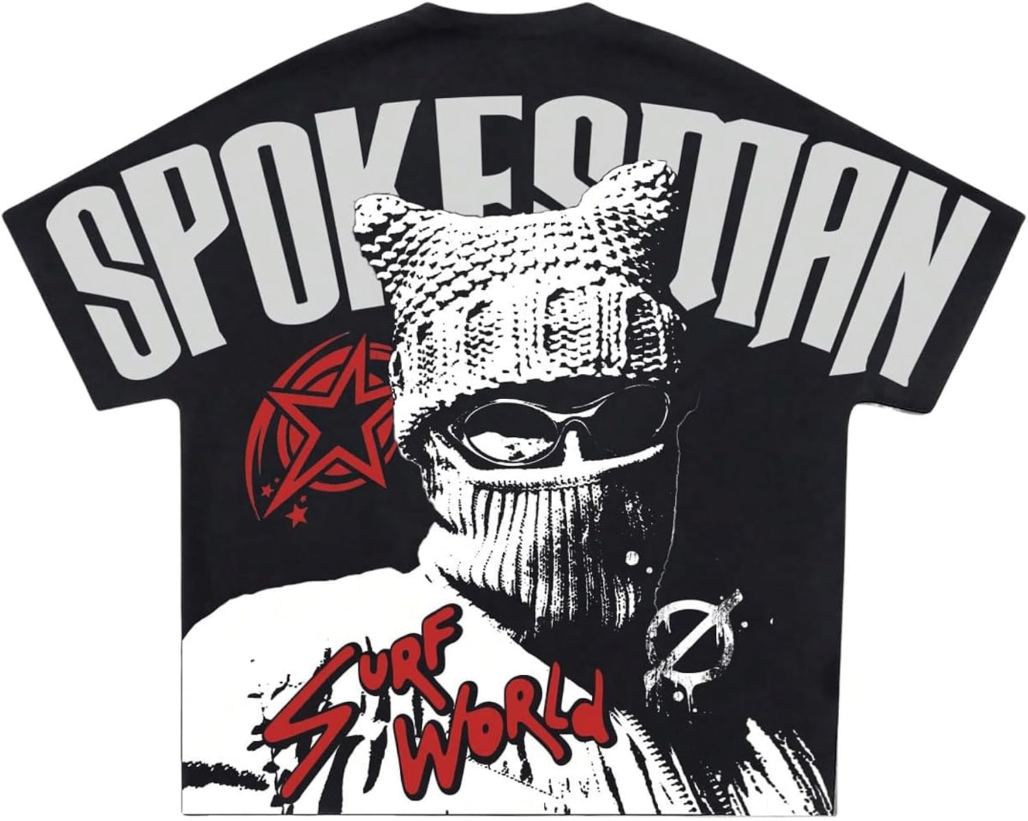 SOLY HUX Men's T-Shirt Y2K Graphic Tees Short Sleeve Punk Summer Loose Top Streetwear