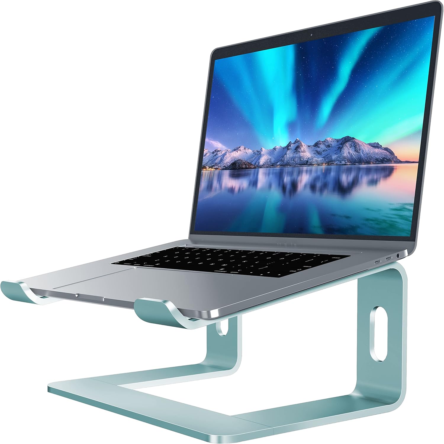 SOUNDANCE Laptop Stand, Aluminum Computer Riser, Ergonomic Laptops Elevator for Desk, Metal Holder Compatible with 10 to 1...