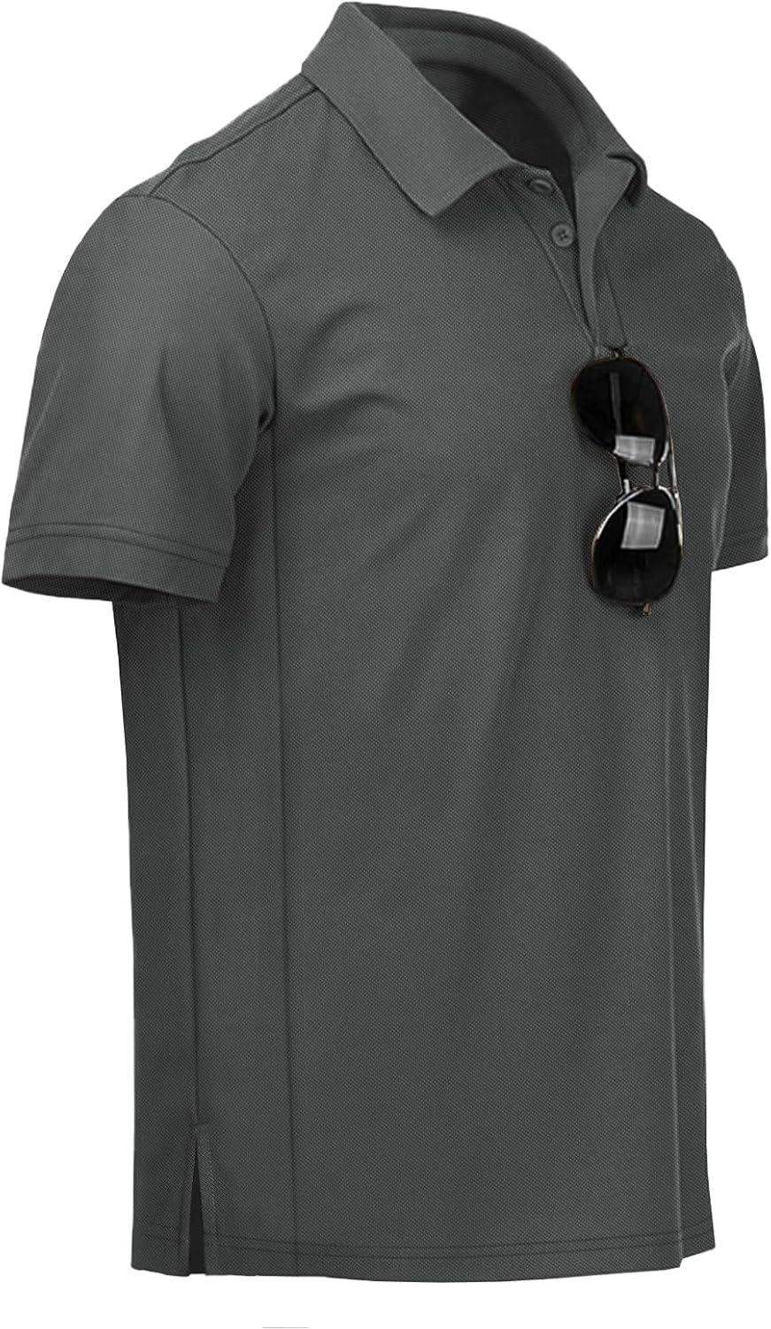 NIASHOT Men's Polo Shirts Tactical Short Sleeve Golf T-Shirt Athletic Collared Summer Shirts