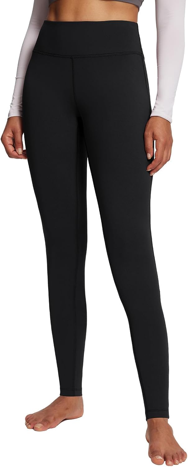 baleaf Women's Fleece Lined Leggings Thermal Warm Winter Tights High Waisted Thick Yoga Pants Cold Weather with Pockets