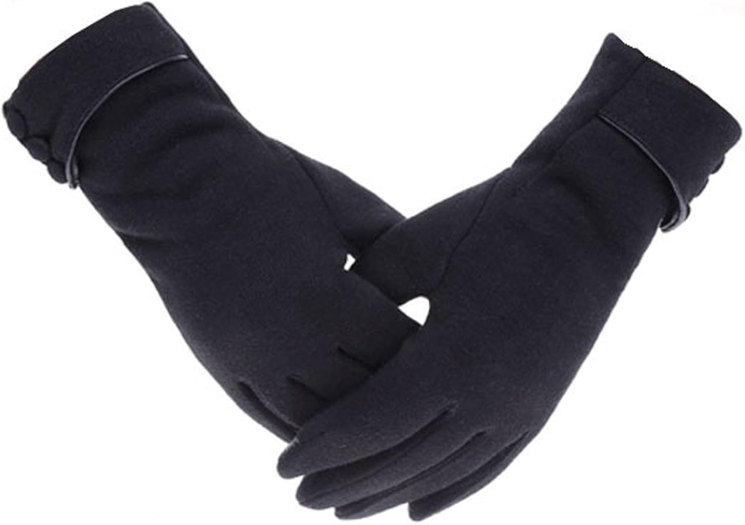 woogwin Womens Winter Gloves Touch Screen Warm Fleece Lined Thick Thermal Windproof Ladies Snow Gloves for Cold Weather