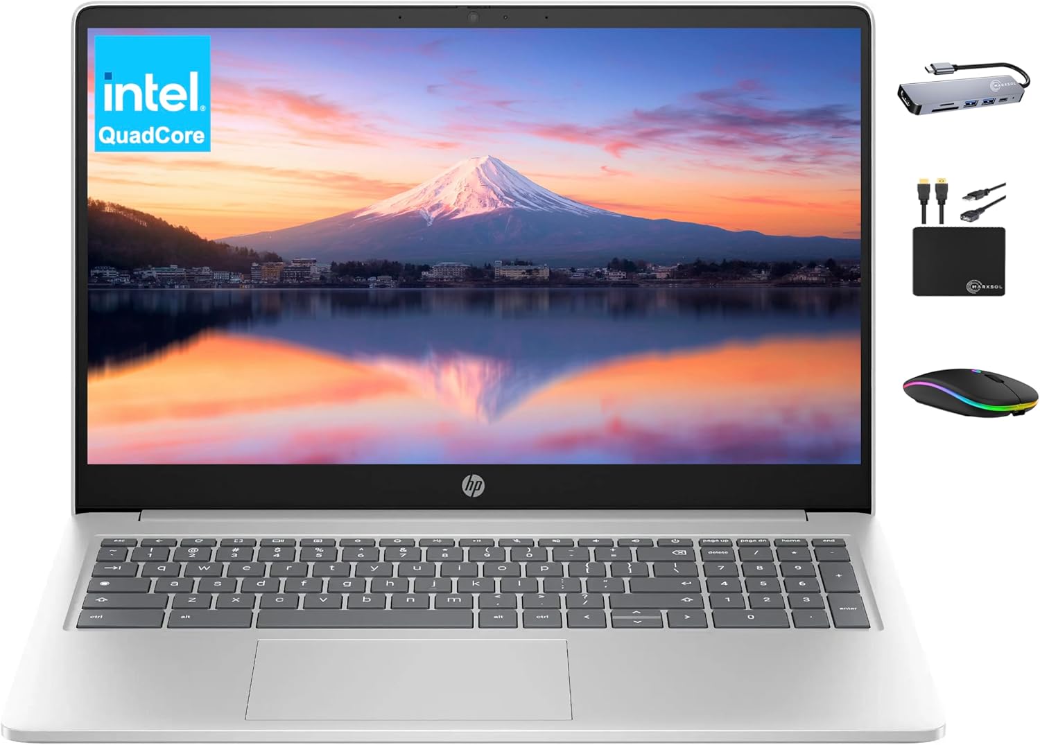 HP Chromebook 2024 Premium Laptop Student Business, 14