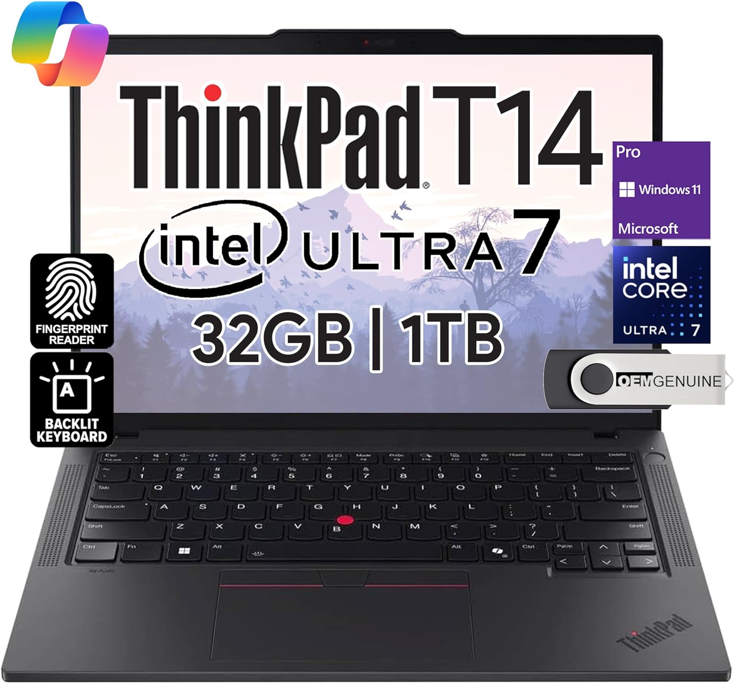 Lenovo ThinkPad T14 Business Laptop (14