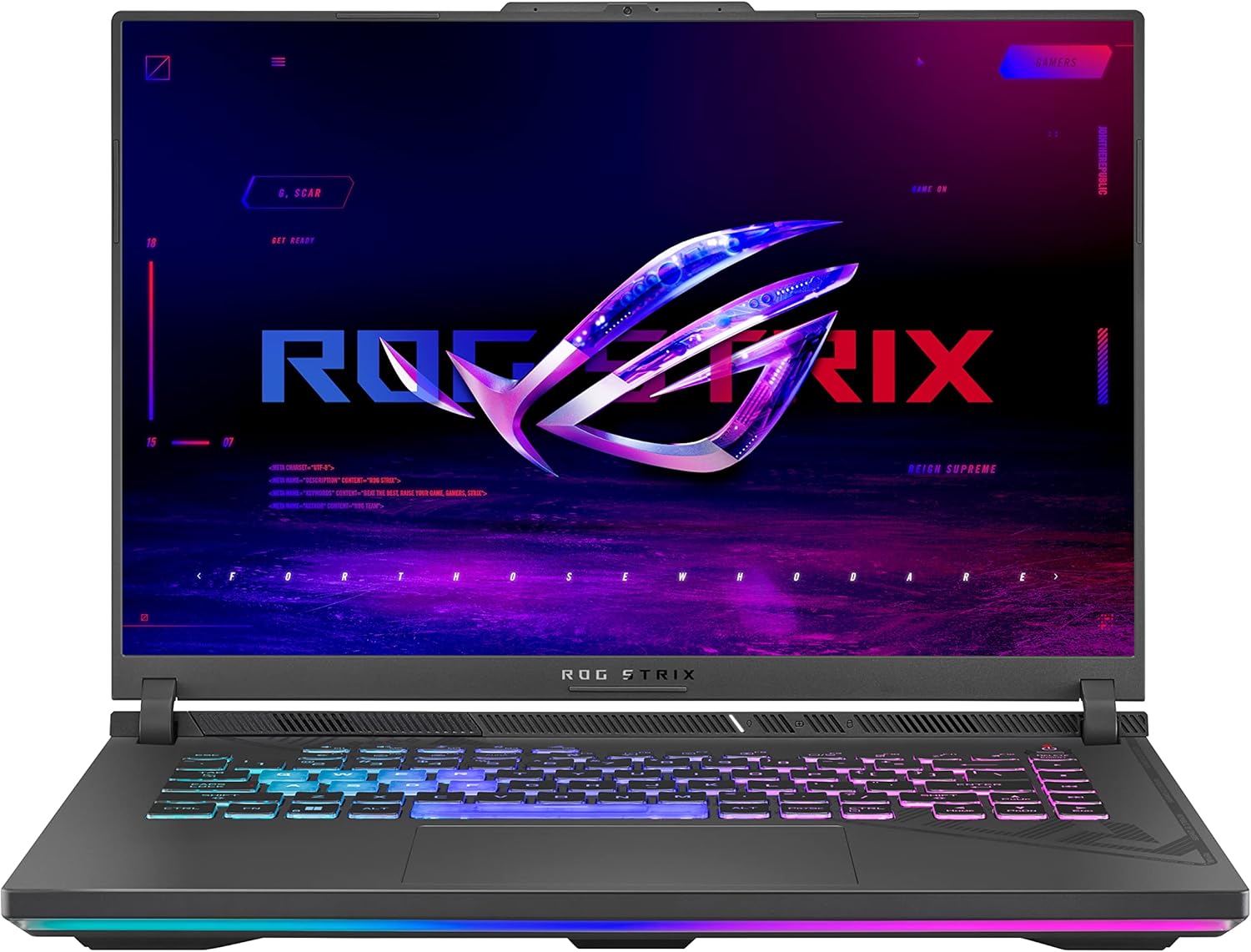 ASUS ROG Strix G16 Gaming Laptop, 165Hz Display, NVIDIA® GeForce RTX™ 4060, Intel Core i7-13650HX, 16GB DDR5, 1TB PCIe Gen...