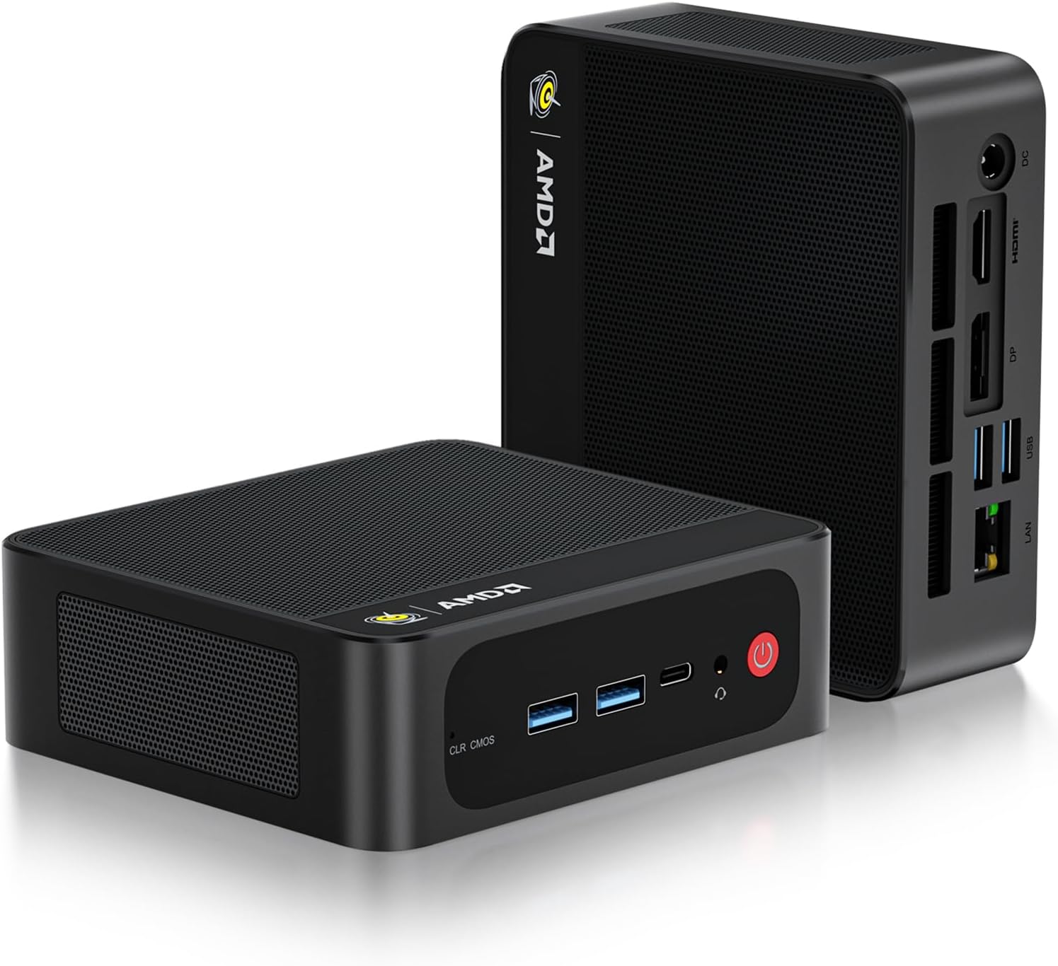 Beelink Mini PC, AMD Ryzen 7 6800U(8C/16T, Up to 4.7GHz), 24GB LPDDR5 RAM 500GB PCIe4.0 x4 SSD, SER5 MAX Desktop Computer ...