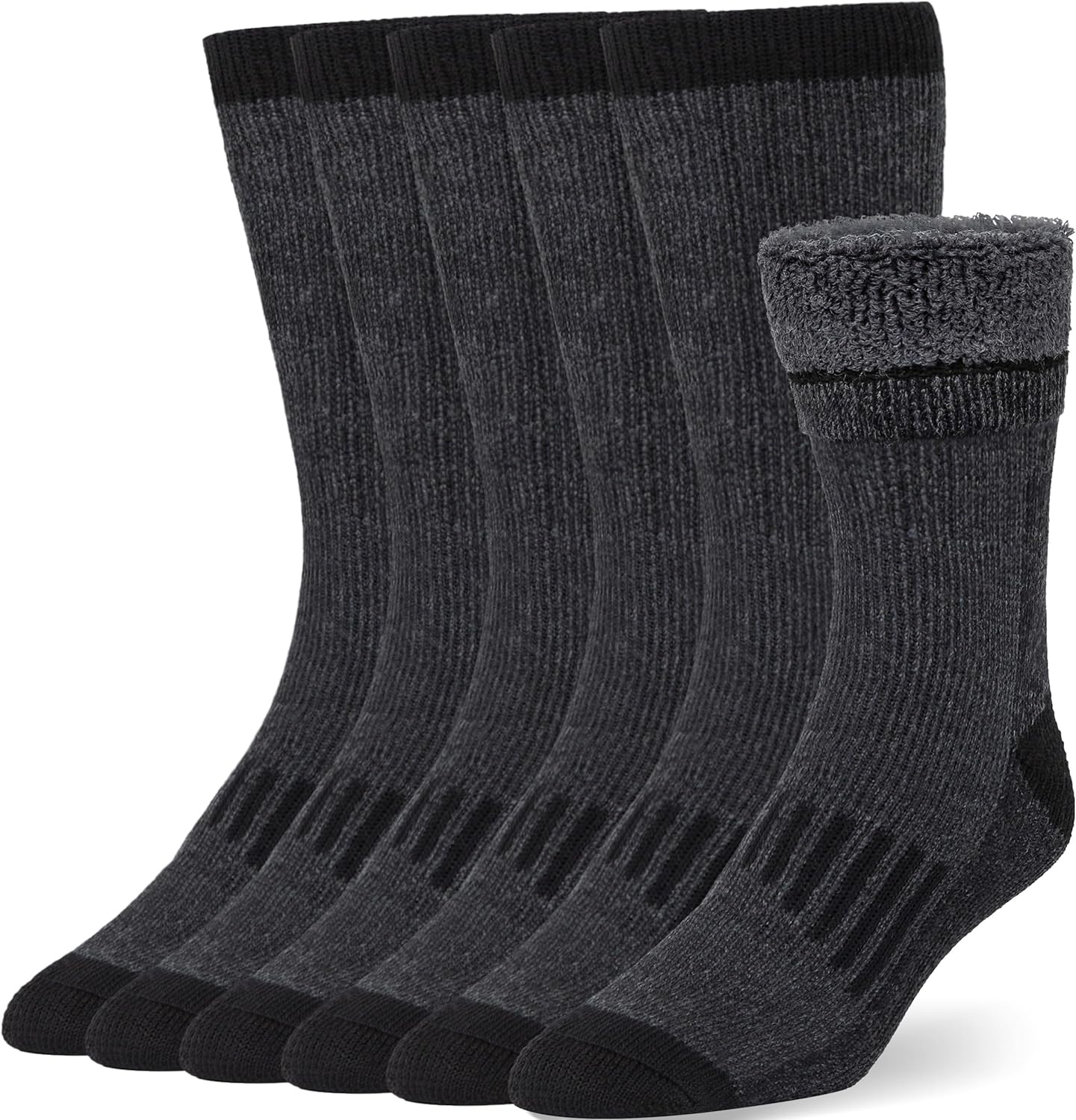 Sponsored Ad - Merino Wool Socks for Men Women Winter Thermal Socks Warm Thick Cozy 3 Pairs