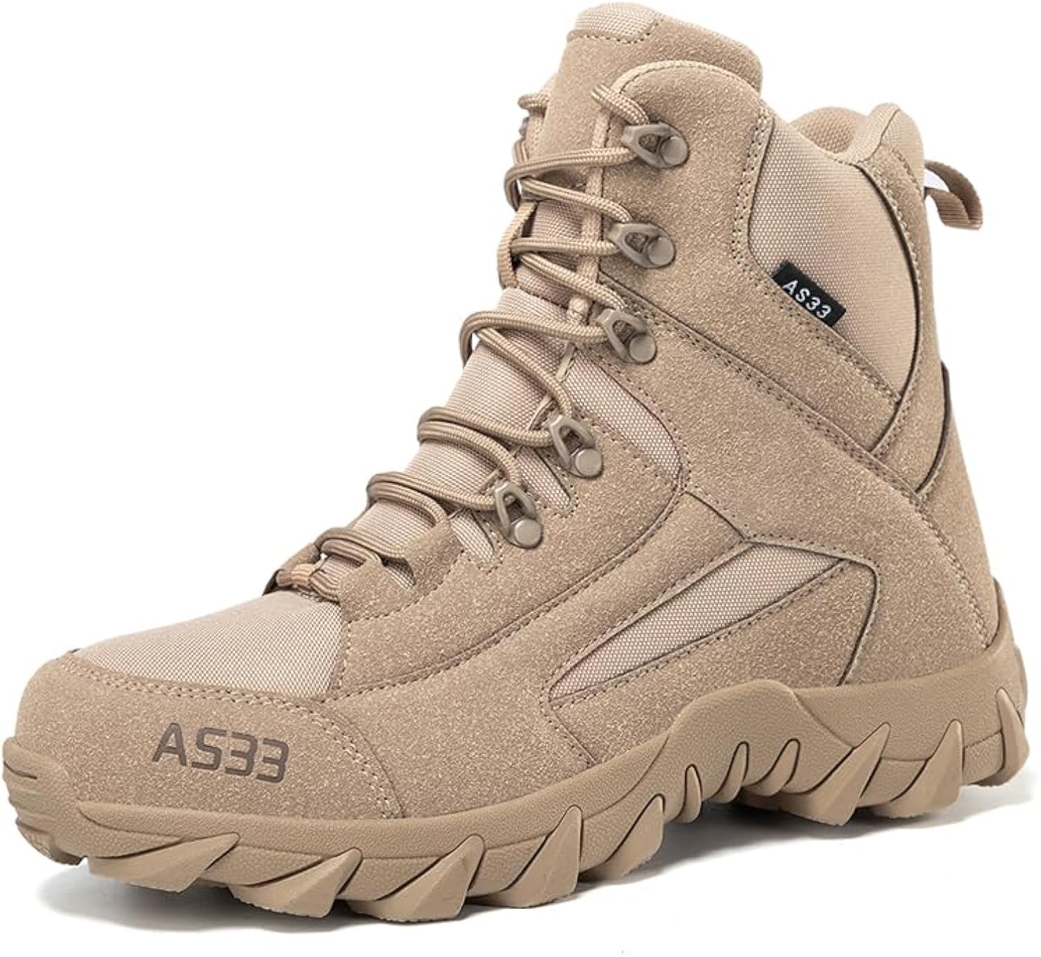 QUH Winter Snow Boots Waterproof Military Training Fur Lined Anti Slip Warm Boots Thickened Cotton Walking Ankle Boots For...