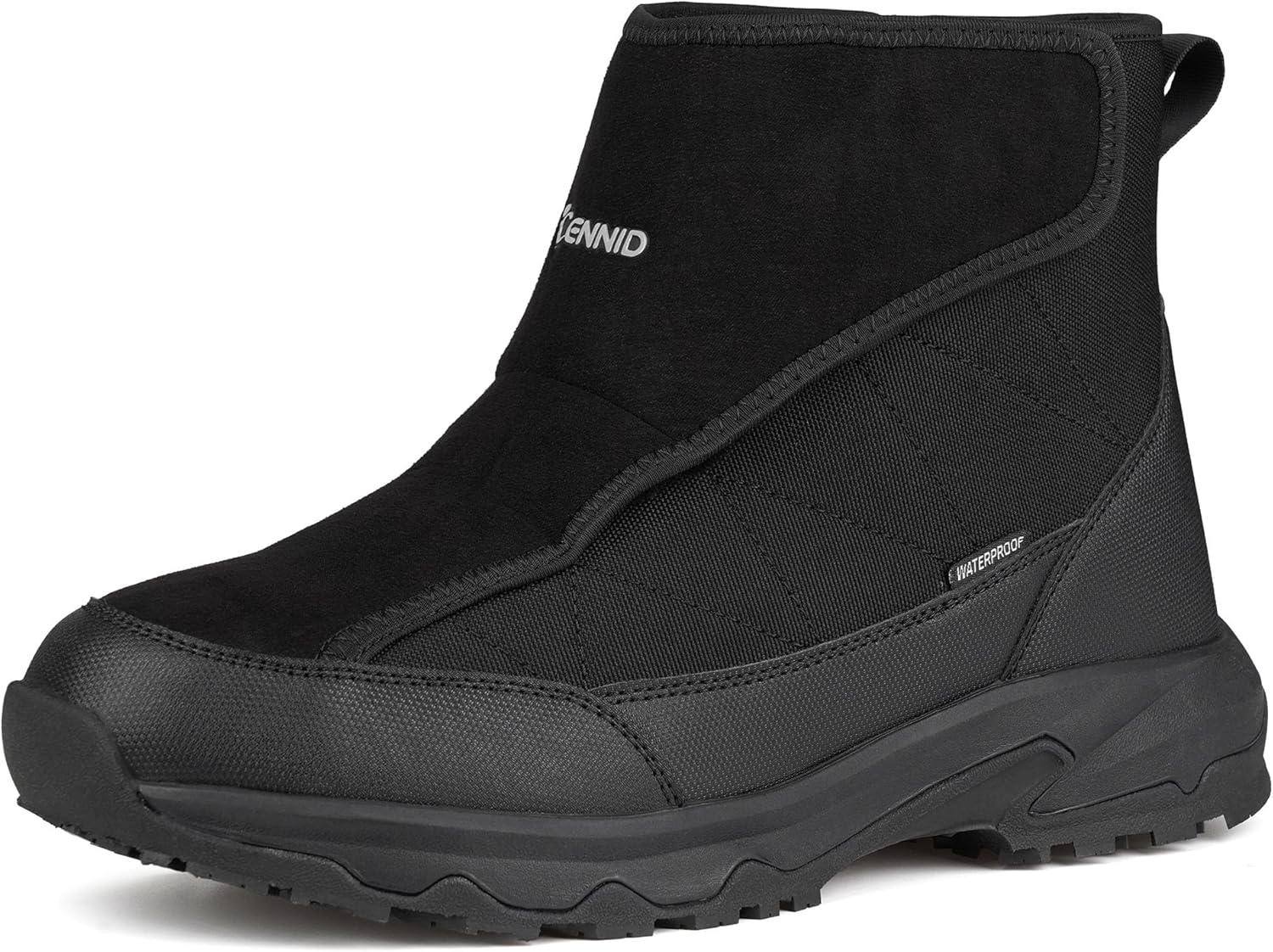 CENNID Wide Width Winter Boots for Men Waterproof Warm Snow Boots Non-Slip Work Boots Comfortable Insulated Wide Width Sho...