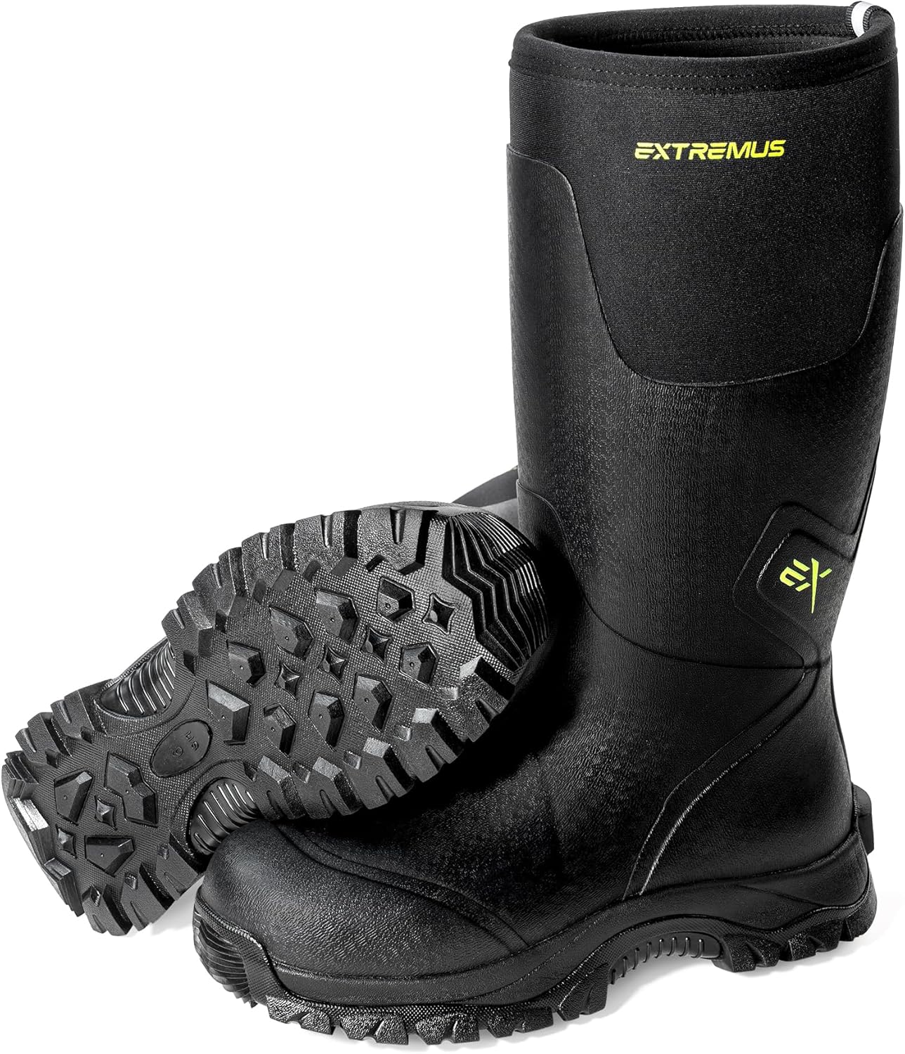 Extremus MudRidge Hunting Boots by KastKing, Men’s Waterproof Insulated Rubber Boots with 6mm Neoprene, All-terrain Anti-s...