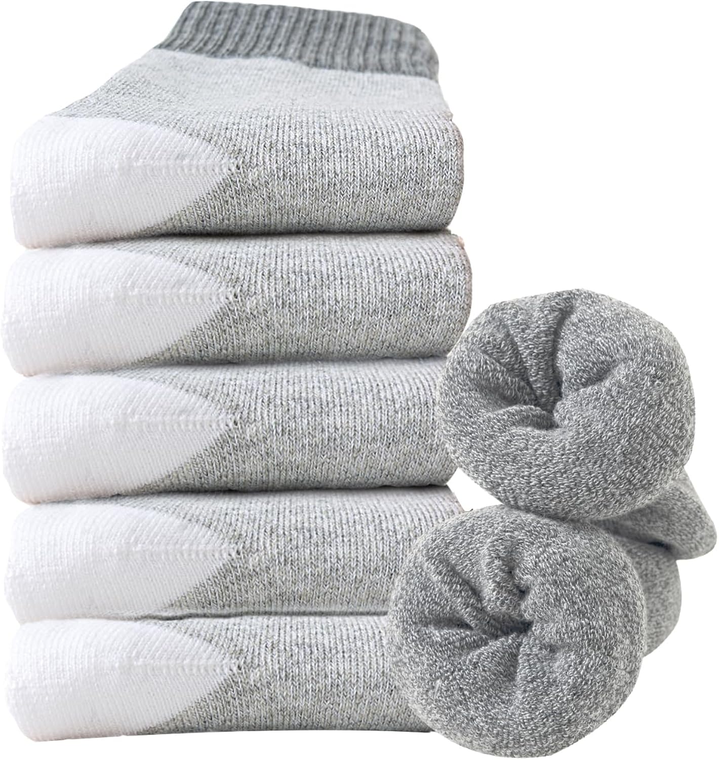 Josnown Thermal Wool Socks Mens 5 Pairs Thick Warm Winter Soft Cozy Hiking Boot Socks for Cold Weather, Size 7-12