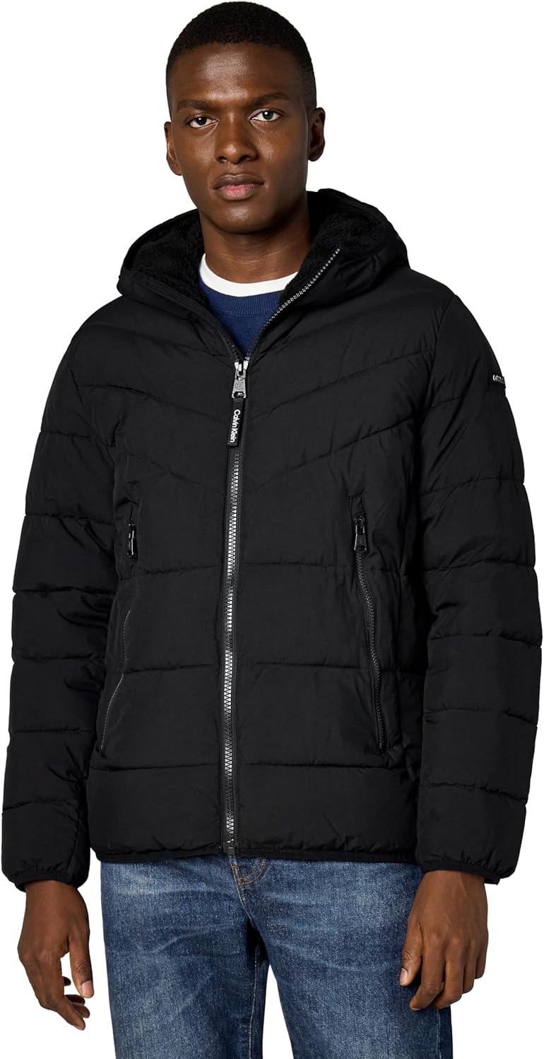 Calvin Klein mens Heavyweight Short Puffer