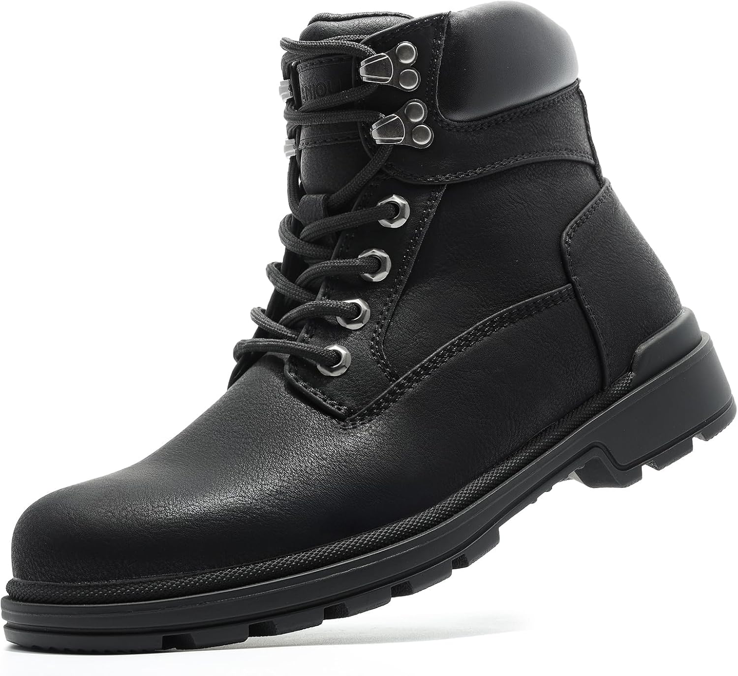 ANJOUFEMME Men's Winter Hiking Boots Waterproof, Anti-Slip Outdoor Climbing Warm Work Trekking Shoes for Men