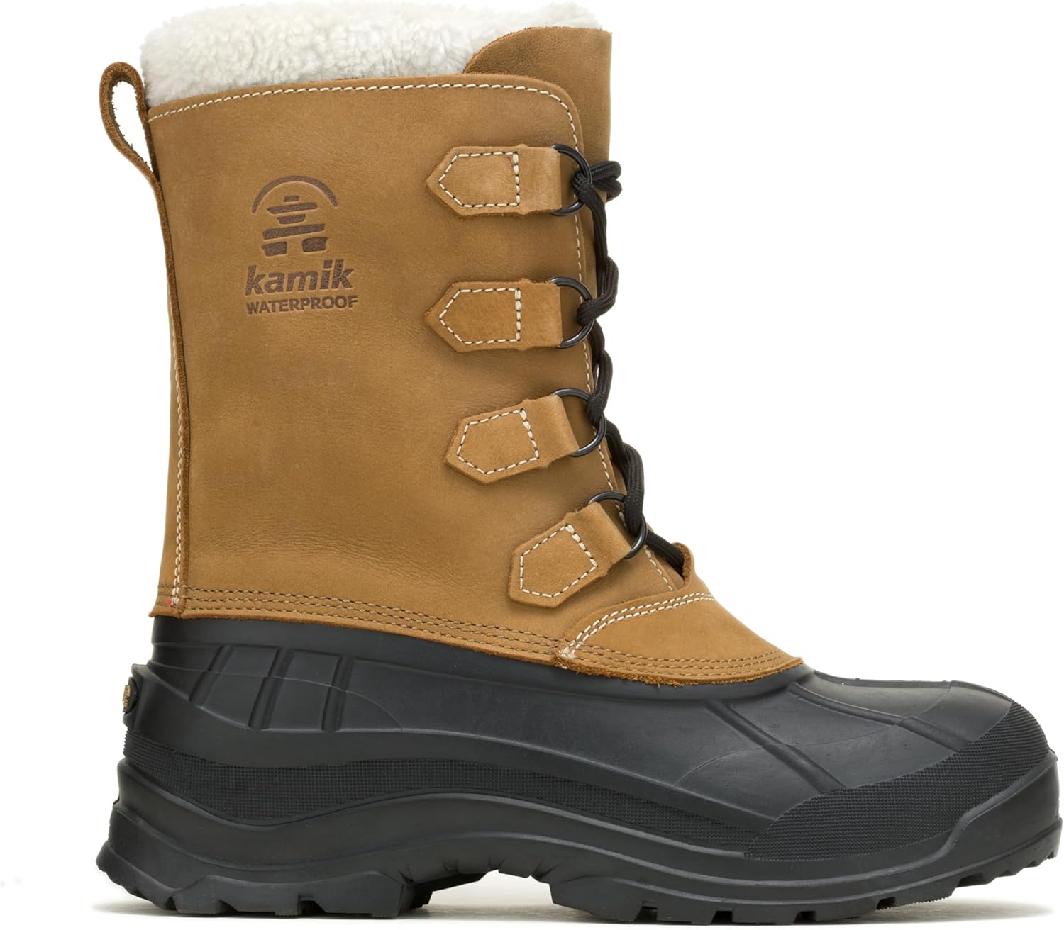 Kamik Men's Alborg Cold Weather Snow Boot, -40°C Comfort rated, Seam Sealed Waterproof, HEAT MX