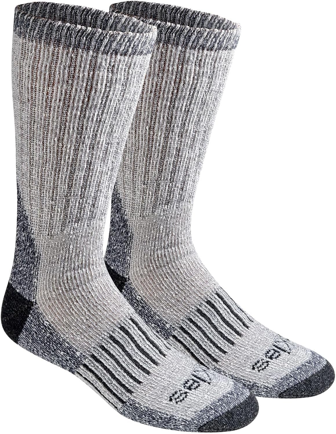 Dickies Men's Heavy Weight Wool Blend Thermal Crew Socks (2-Pack)