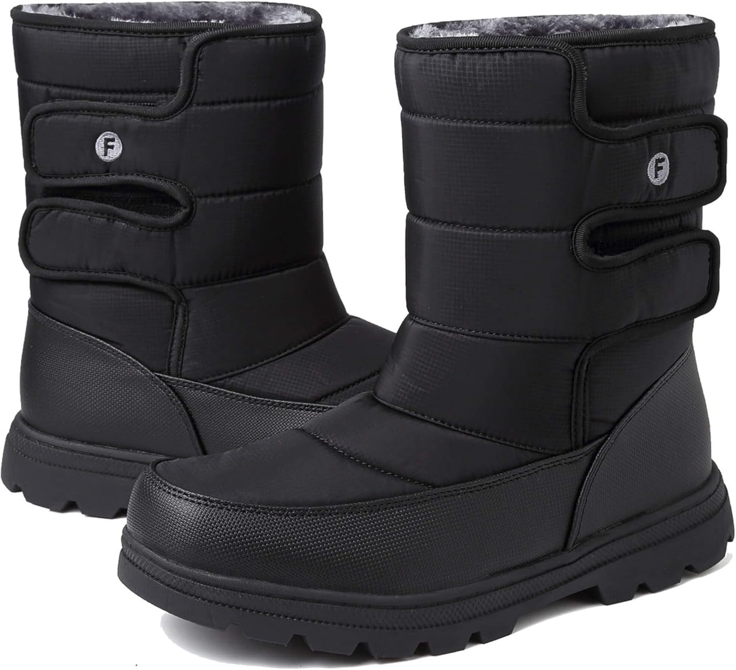 Mens Snow Boots Womens Winter Boots Waterproof Fur Lined Warm Lightweight Ankle Boots High Top Slip On Anti-Slip Casual Ou...