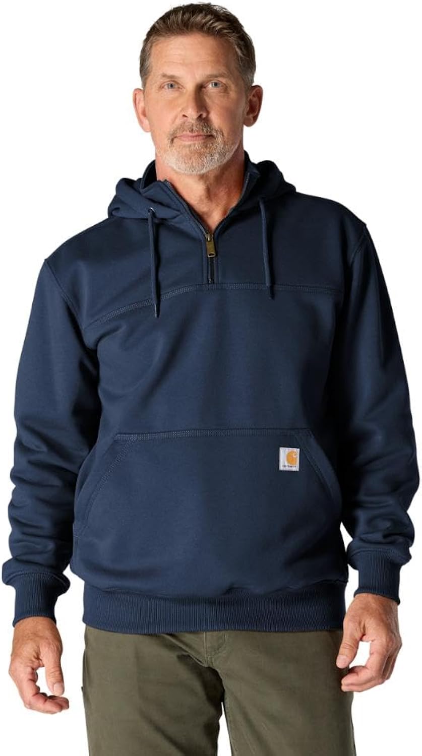 Carhartt mens Rain Defender Loose Fit Heavyweight Quarter-zip Sweatshirt