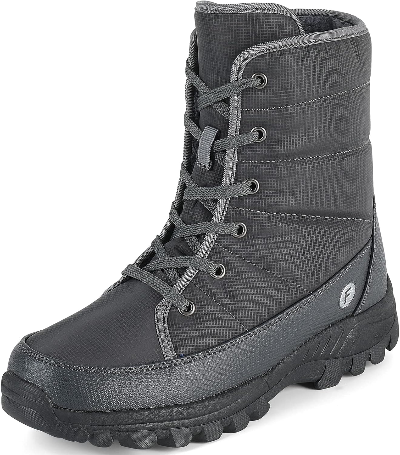 DXINZHI Men's Warm Winter Snow Boots Unisex Shoes Outdoor Anti-Slip Lightweight Cold Weather Boots