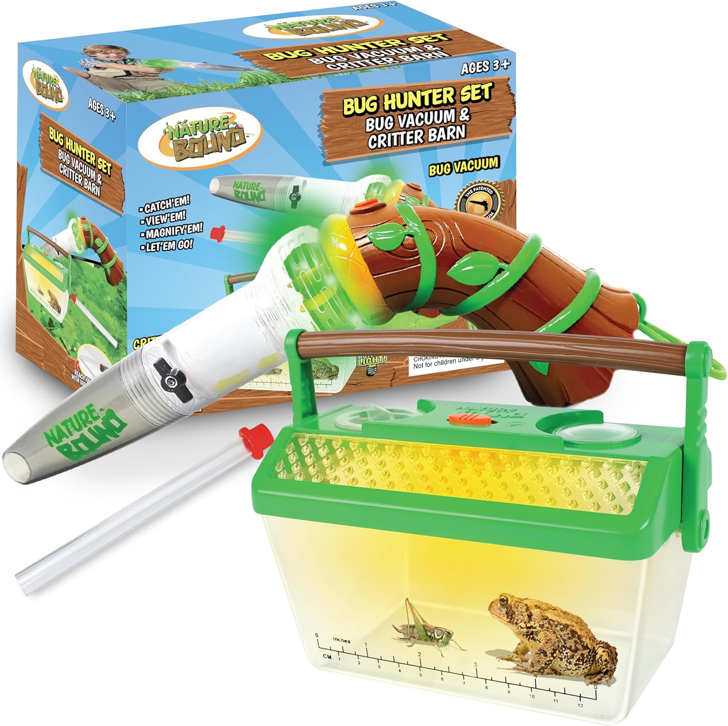 Nature Bound Bug Catcher Vacuum with Light Up Critter Habitat Case | Eco-Friendly Exploration Toys Gifts for Boys Girls | ...