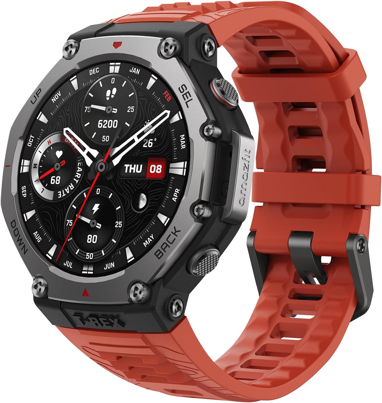 Amazfit T-Rex 3 Military Smart Watch 48mm, Fitness Watches with GPS (with Privacy), AI, Voice Control, Offline Maps, for A...