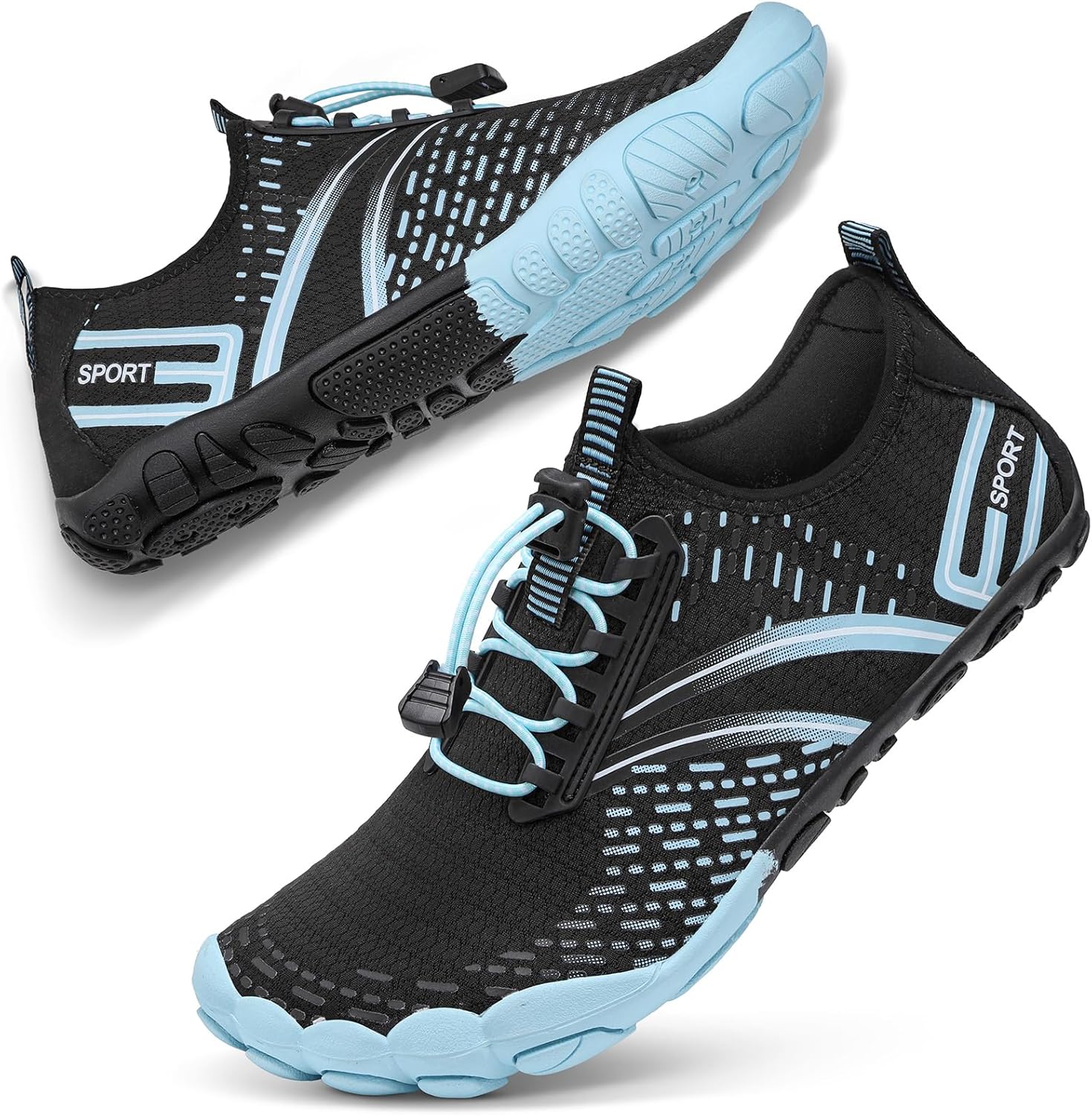 ATHMILE Hiking Barefoot Water Shoes for Women Men Beach Swim Aqua Pool River Quick Dry Athletic Wide Toe Outdoor Sport Kay...