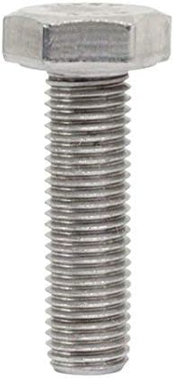 (2pcs) BelMetric M10X1.25X40 A2-70 Stainlesss Steel Metric Fine Threaded Hex Tap Bolts DIN 961 for Automobiles, Motorcycle...