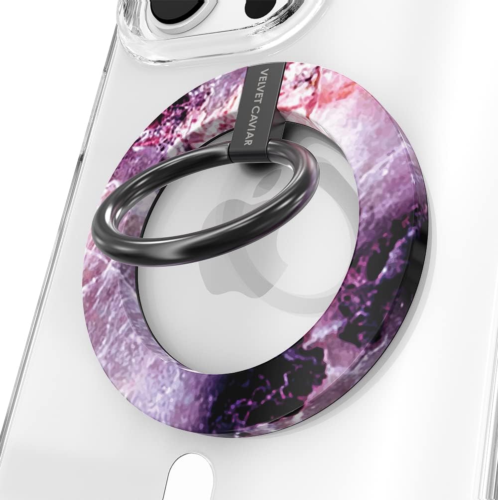 VELVET CAVIAR Compatible with MagSafe Phone Grip - Magnetic Ring Holder with Adjustable Stand - Removable MagSafe Accessor...