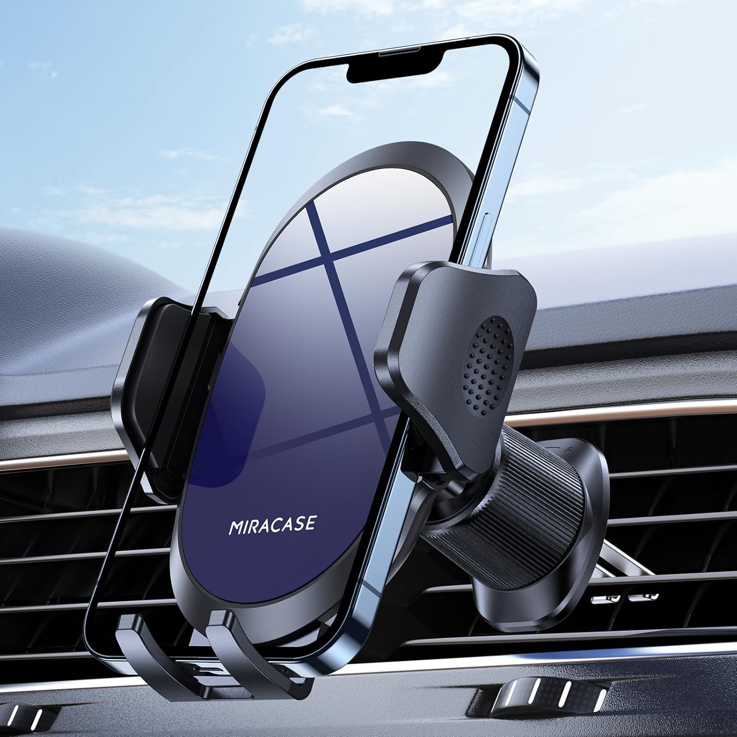 Miracase Phone Holders for Your Car with Metal Hook Clip, Air Vent Cell Phone Stand Car Mount, Universal Automobile Cradle...