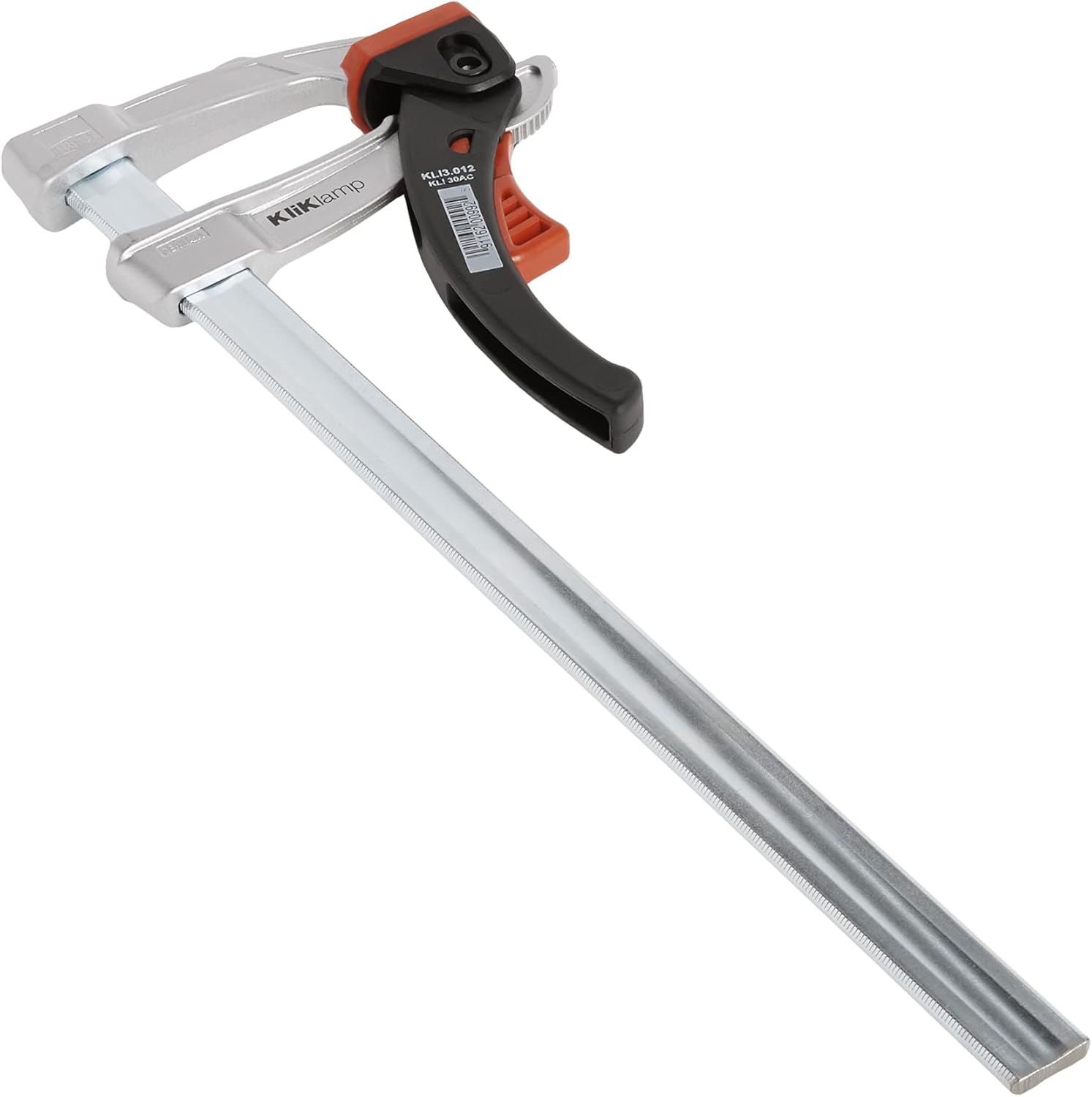 BESSEY KliKlamp Series Ratchet Action Lever Clamp - 12-Inch -KLI3.008 - Fast Action, Heavy Duty Clamps for Woodworking, Ca...