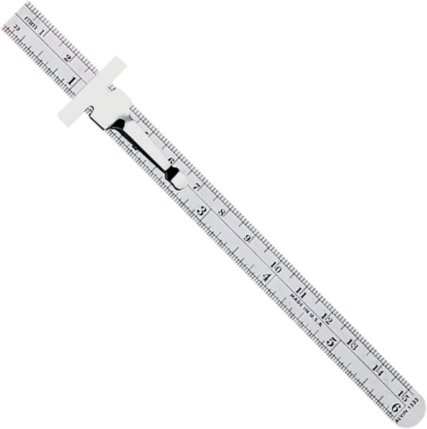 ALVIN Stainless Steel English Pocket Rule 6