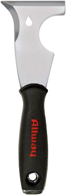 ALLWAY DSXG16 Soft Grip 16-in-1 Painter's Multi Tool with Hammer End and 2 Screwdriver Bits