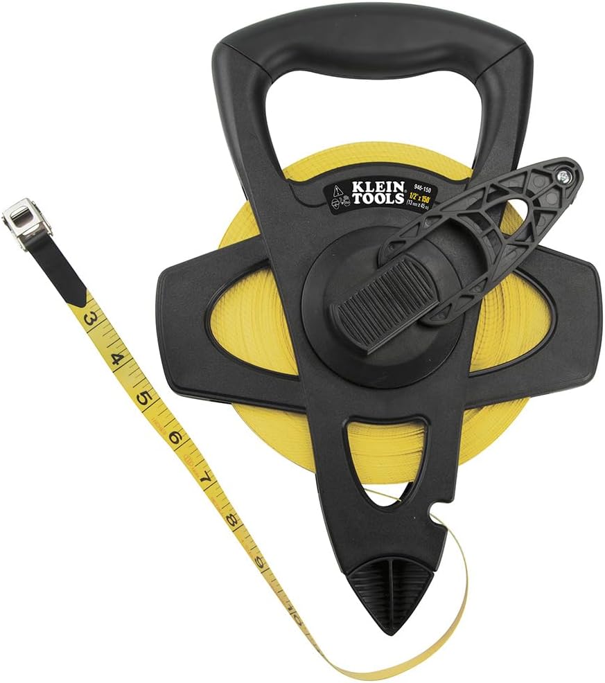 Klein Tools 946-150 Woven Fiberglass Tape Open-Reel, 150-Foot