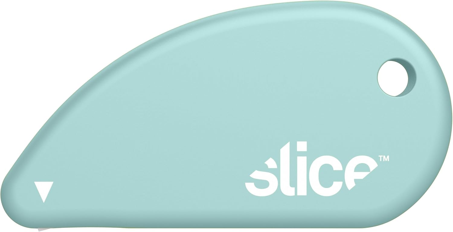 Slice Micro Safety Cutter | Safe Ceramic Box Cutter Lasting 11x Longer than Metal | Keychain Box Opener | 1 Pack | Lavender