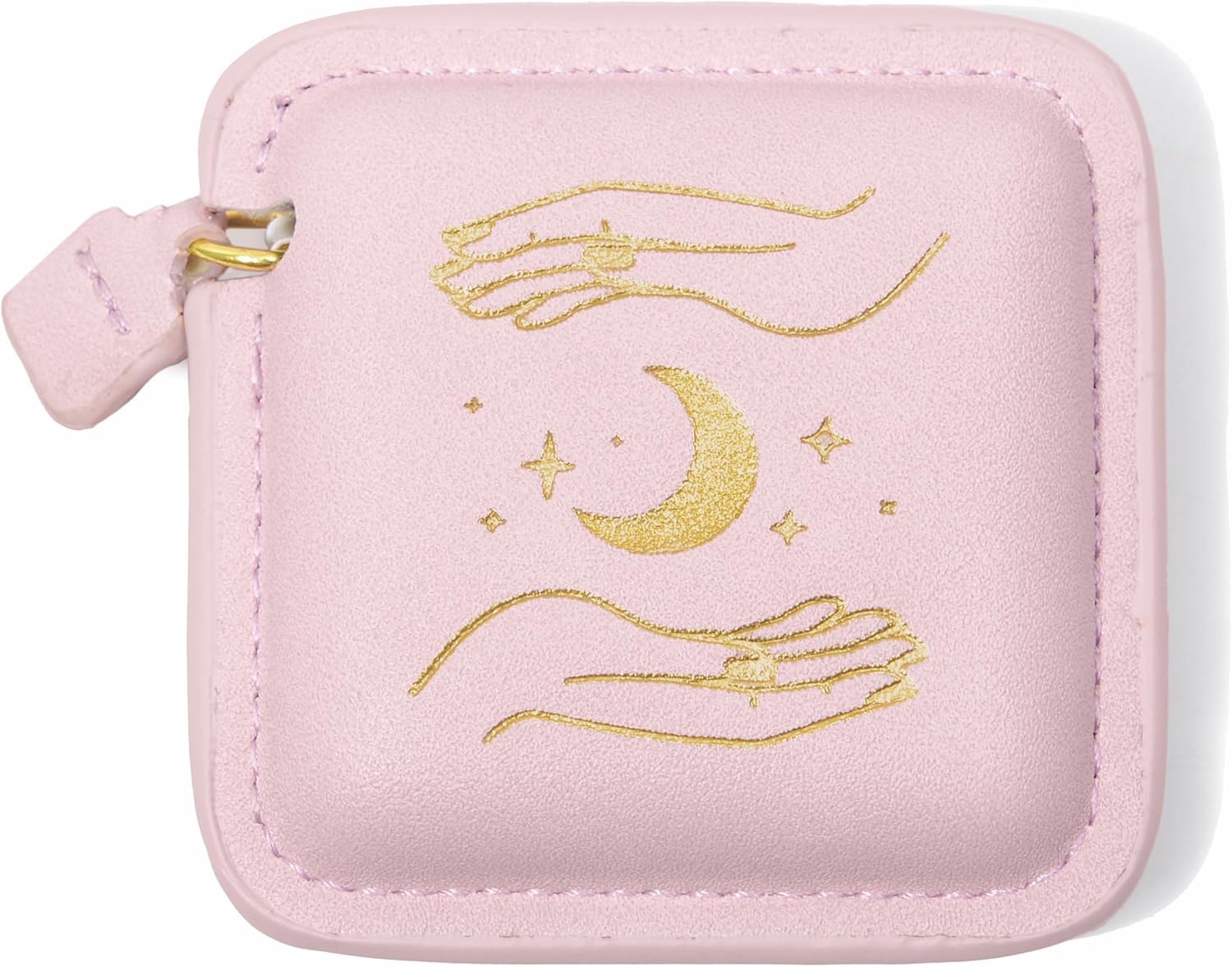 DesignWorks Ink Retractable Pocket Tape Measure with Vegan Leather Case, 60-Inches, Measure Up