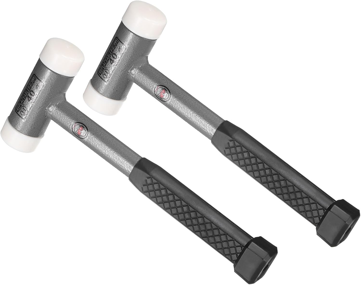 HARFINGTON 2pcs 16oz Dead Blow Mallet 11.02