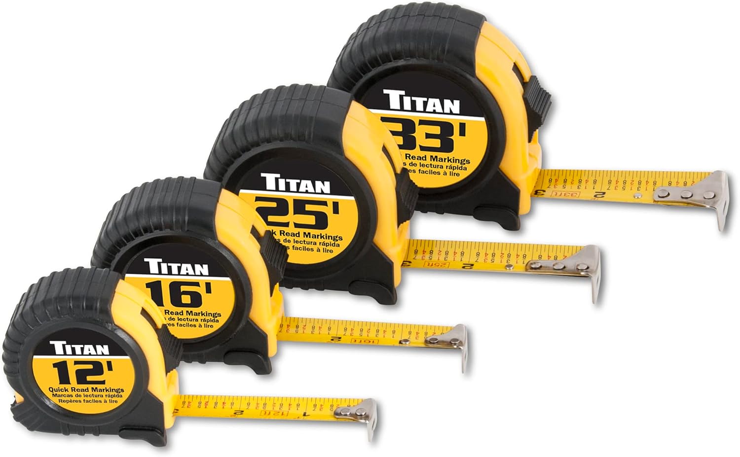 Titan 10906 25-Foot Tape Measure
